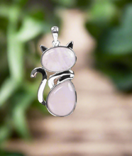 Load image into Gallery viewer, Crystal Cat Necklace