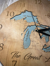 Load image into Gallery viewer, Great Lakes 3D Wall Clock