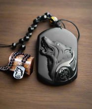 Load image into Gallery viewer, Black Obsidian Necklace