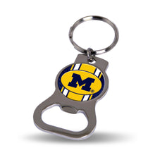 Load image into Gallery viewer, Michigan Wolverines Bottle Opener Key Chain