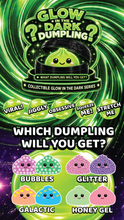 Load image into Gallery viewer, Fun Doh Glow In Dark Mystery Dumpling Squishy Black Basket