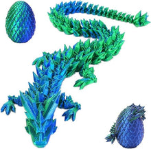 Load image into Gallery viewer, 3D Printed Dragon With Egg Fidget Toy - Multiple Colours