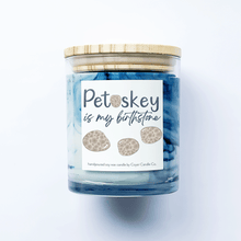 Load image into Gallery viewer, 11 oz Candle Jars - Petoskey is My Birthstone