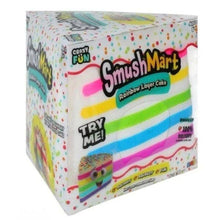 Load image into Gallery viewer, RMS® SmushMart™ Giant Rainbow Cake Slice Squishy 1pc