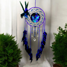 Load image into Gallery viewer, Dreamcatcher Dragonfly Blue
