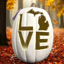 Load image into Gallery viewer, Foam Pumpkin Michigan