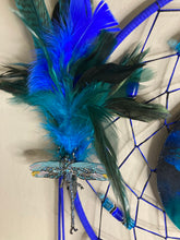 Load image into Gallery viewer, Dreamcatcher Dragonfly Blue