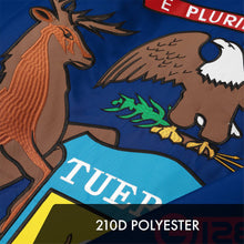 Load image into Gallery viewer, Michigan State Flag | 3x5 Ft | Embroidered 300D Polyester