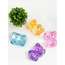 Load image into Gallery viewer, Glittered Maltose Teddy Bear Squishy Toy