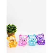 Load image into Gallery viewer, Glittered Maltose Teddy Bear Squishy Toy