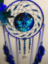 Load image into Gallery viewer, Dreamcatcher Dragonfly Blue