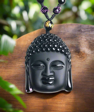 Load image into Gallery viewer, Black Obsidian Necklace