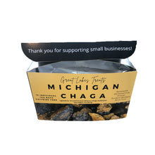 Load image into Gallery viewer, Great Lakes Treats Michigan Wild Harvested Chaga, 15 Convenient Tea Bags