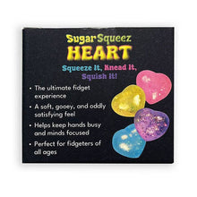 Load image into Gallery viewer, SugarSqueez Glitter Heart Maltose Fidget Stress Ball