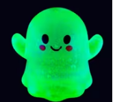 Load image into Gallery viewer, GLOW IN THE DARK GHOST SQUISHY
