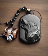 Load image into Gallery viewer, Black Obsidian Necklace
