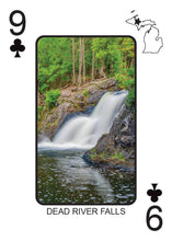 Load image into Gallery viewer, WATERFALLS OF MICHIGAN - Playing Cards - Euchre Friendly
