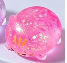 Load image into Gallery viewer, SMALL GLITTER SUGAR CAT SQUISHY
