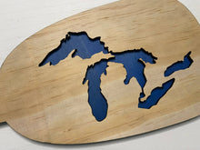 Load image into Gallery viewer, Wooden 2D Lake Oar Home Decor The Great Lakes Series
