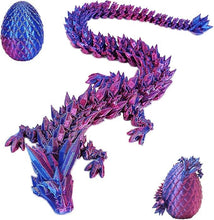 Load image into Gallery viewer, 3D Printed Dragon With Egg Fidget Toy - Multiple Colours

