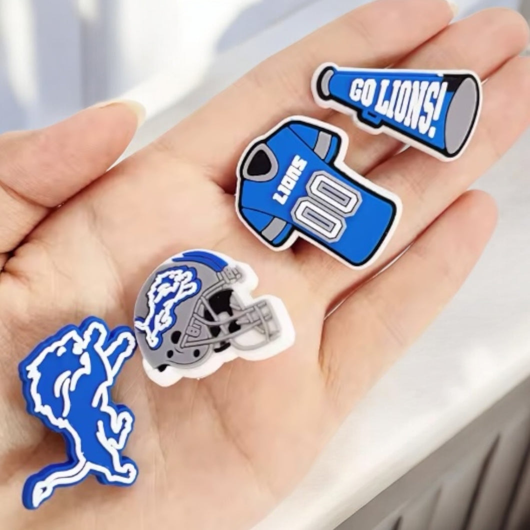 Detroit Lions Croc Charm