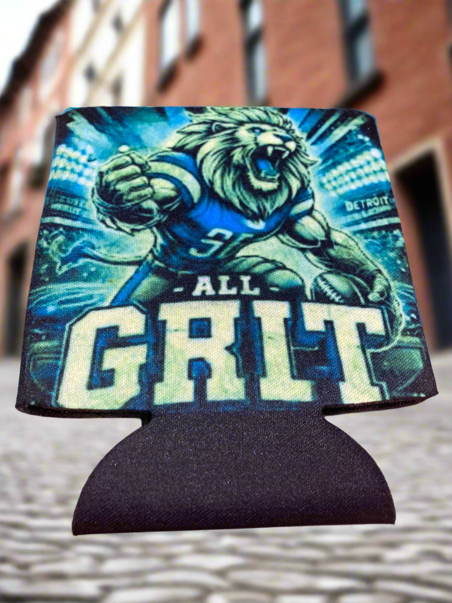 Detroit Lion Coozie