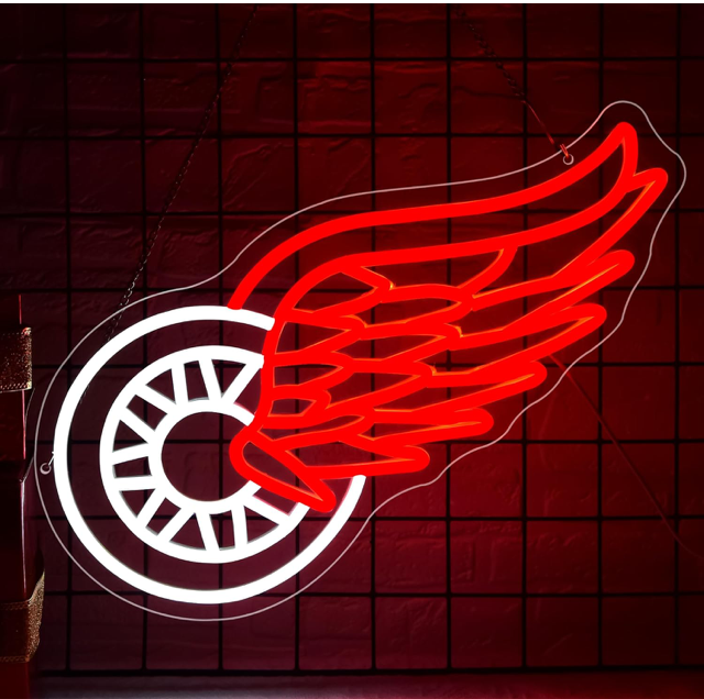 Detroit Red Wings Neon Sign