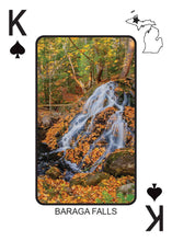 Load image into Gallery viewer, WATERFALLS OF MICHIGAN - Playing Cards - Euchre Friendly
