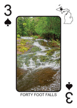 Load image into Gallery viewer, WATERFALLS OF MICHIGAN - Playing Cards - Euchre Friendly

