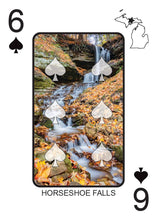 Load image into Gallery viewer, WATERFALLS OF MICHIGAN - Playing Cards - Euchre Friendly
