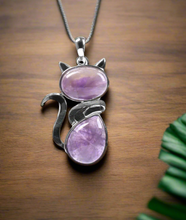 Load image into Gallery viewer, Crystal Cat Necklace
