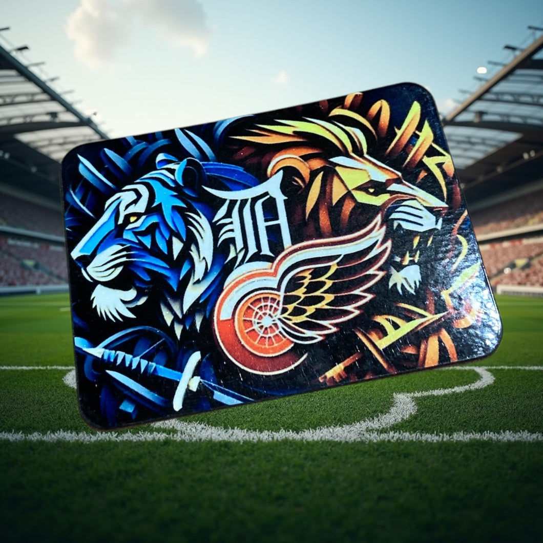 Lions/Tigers/Wings Magnet