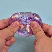 Load image into Gallery viewer, SugarSqueez Glitter Heart Maltose Fidget Stress Ball
