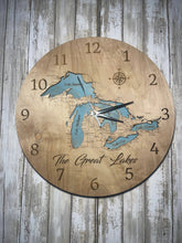 Load image into Gallery viewer, Great Lakes 3D Wall Clock
