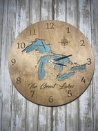 Great Lakes 3D Wall Clock
