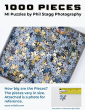 Load image into Gallery viewer, Mackinac Bridge and Freighter - 1000 Piece Jigsaw Puzzle - MI Puzzles by Phil Stagg Photography
