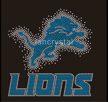 Load image into Gallery viewer, Detroit Lions Rhinestone Iron On

