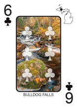 Load image into Gallery viewer, WATERFALLS OF MICHIGAN - Playing Cards - Euchre Friendly
