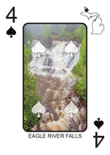 Load image into Gallery viewer, WATERFALLS OF MICHIGAN - Playing Cards - Euchre Friendly
