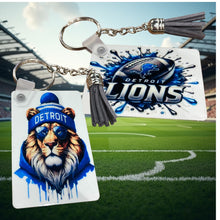 Load image into Gallery viewer, Detroit Lions Keychain
