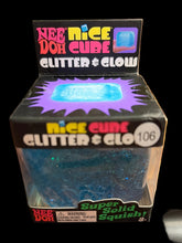 Load image into Gallery viewer, NeeDoh Glitter &amp; Glow Nice Cube
