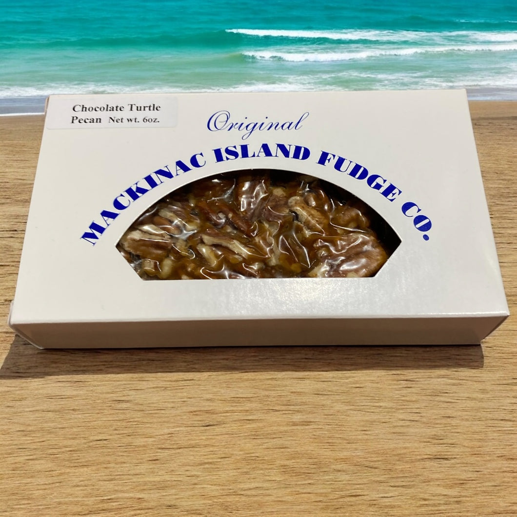 Mackinaw Island Chocolate Turtle Pecan Fudge