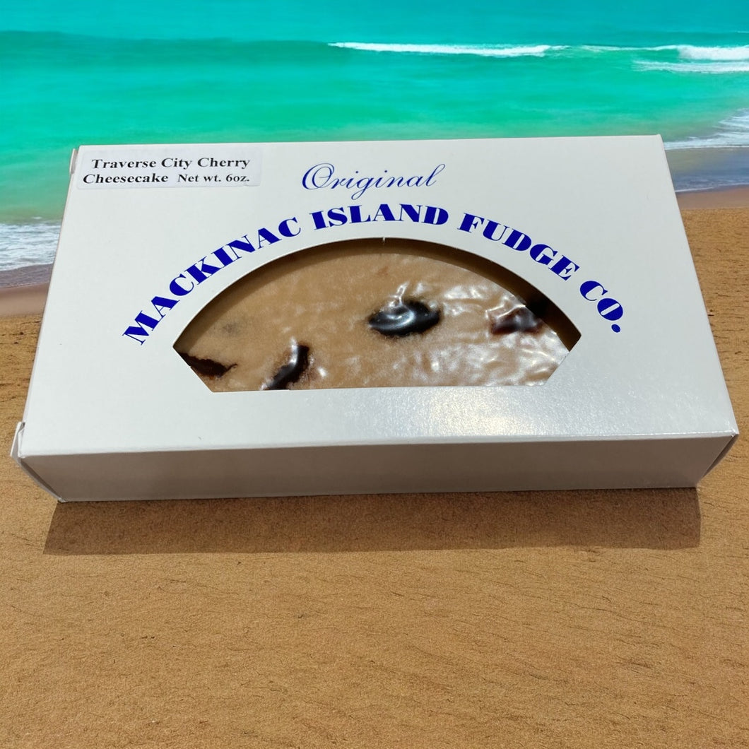Mackinac Island Traverse City Cherry cheesecake fudge