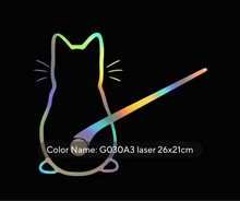 Load image into Gallery viewer, Cat Tail Rear Wiper Blade Car Decal
