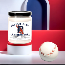 Load image into Gallery viewer, Smells Like a Detroit Tigers Win Candle
