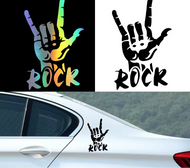 Rock Hand Car Decal