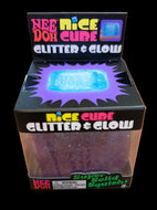 Nee Doh Glitter & Glow Nice Cube