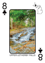 Load image into Gallery viewer, WATERFALLS OF MICHIGAN - Playing Cards - Euchre Friendly
