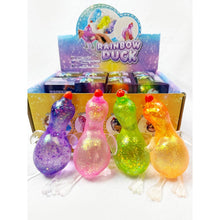 Load image into Gallery viewer, Rainbow Duck Squishy
