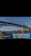 Blue Water Bridge Post Card